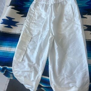 Tibi White Cargo Pants